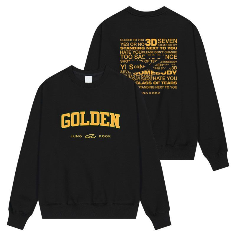 JUNGKOOK GOLDEN SWEATSHIRT (three colors)