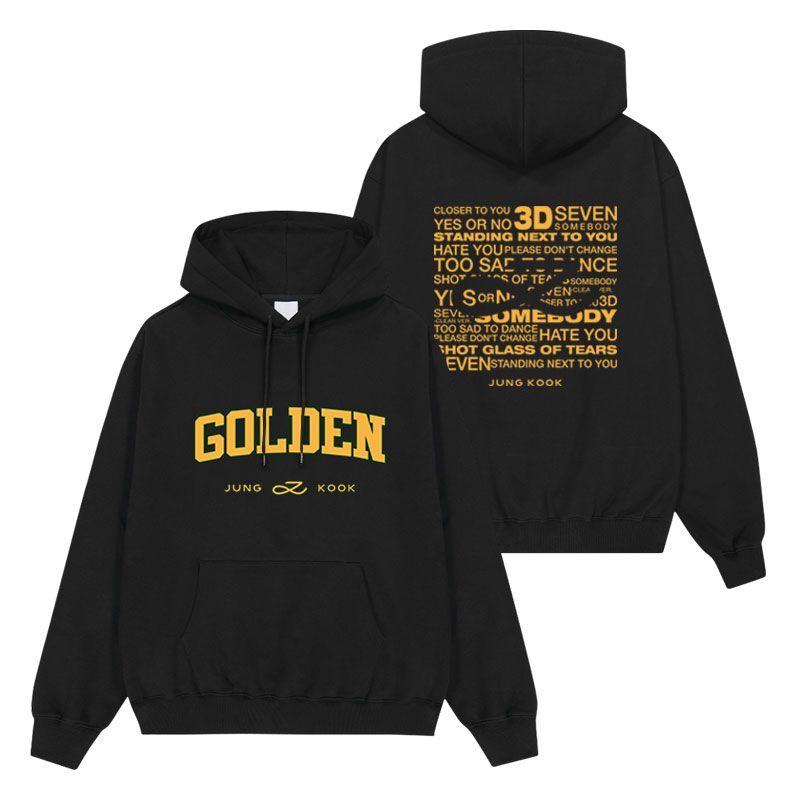 JUNGKOOK GOLDEN HOODIE (six colors)