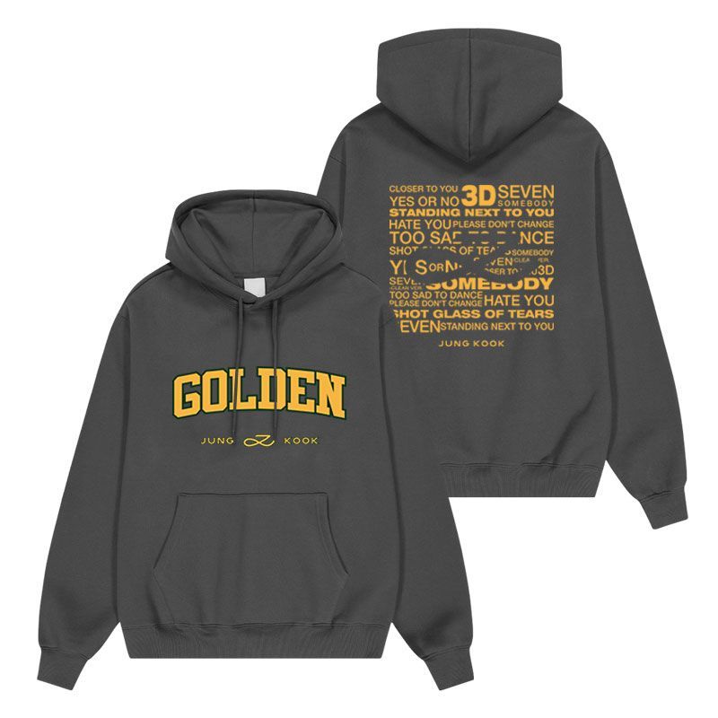 JUNGKOOK GOLDEN HOODIE (six colors)