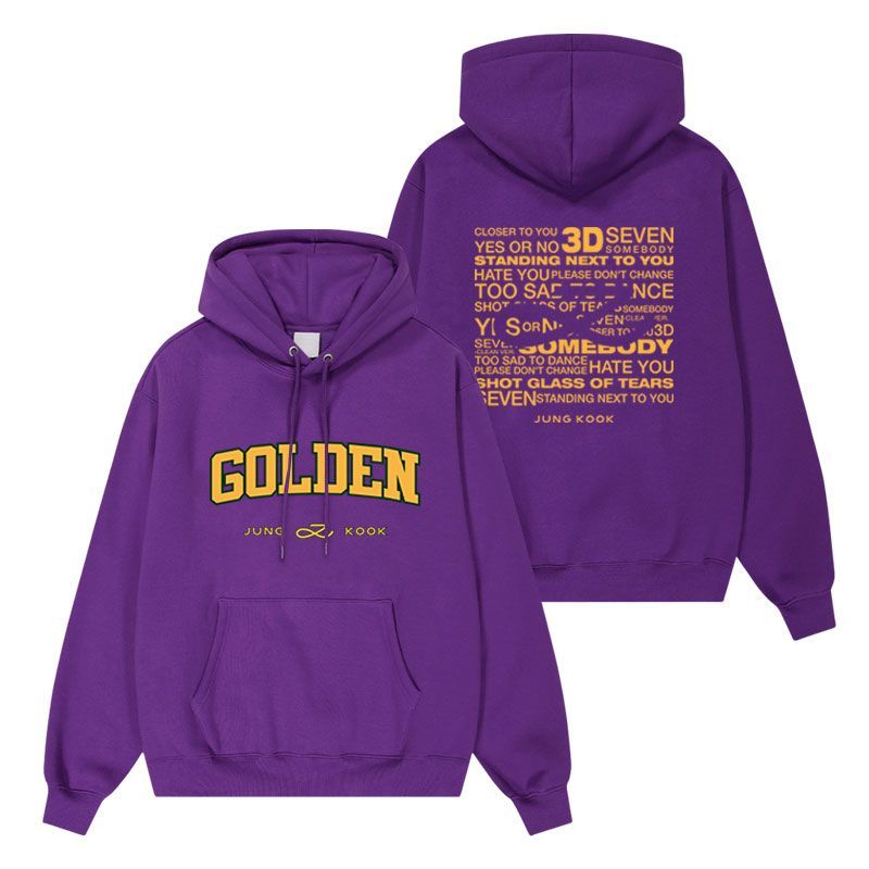 JUNGKOOK GOLDEN HOODIE (six colors)