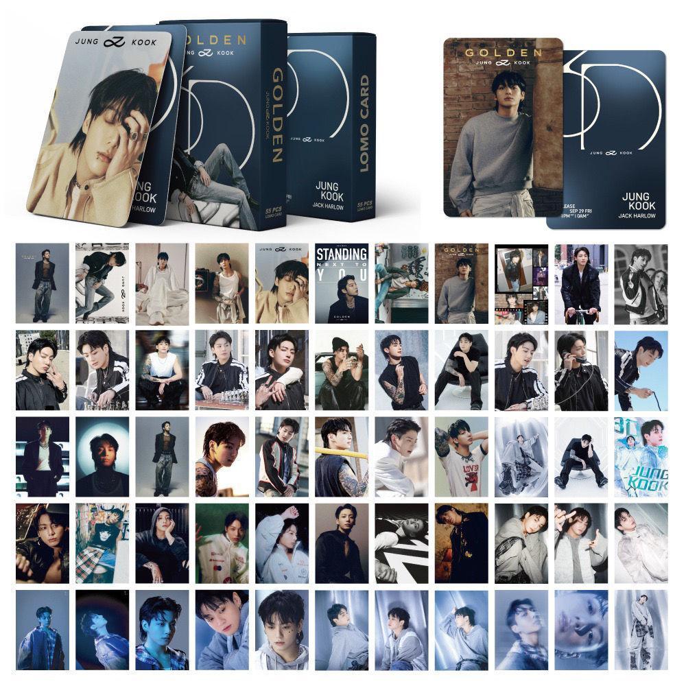 KIT WITH 55 JUNGKOOK GOLDEN PHOTOCARDS