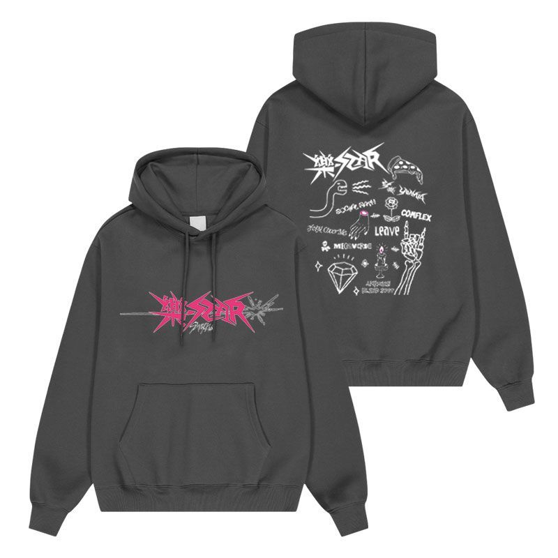 STRAY KIDS 樂-STAR HOODIE (various colors)