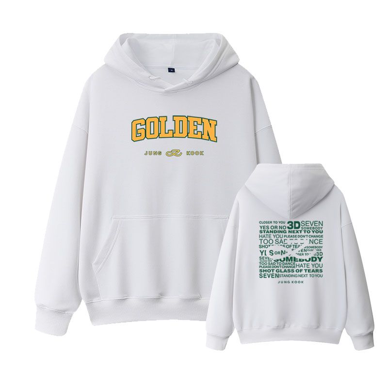 JUNGKOOK GOLDEN HOODIE (six colors)