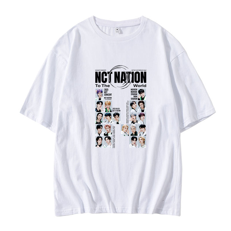 NCT NATION To The World CAMISETAS 100% ALGODÓN (varios colores)