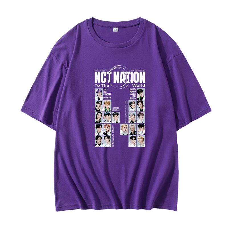 NCT NATION To The World CAMISETAS 100% ALGODÓN (varios colores)