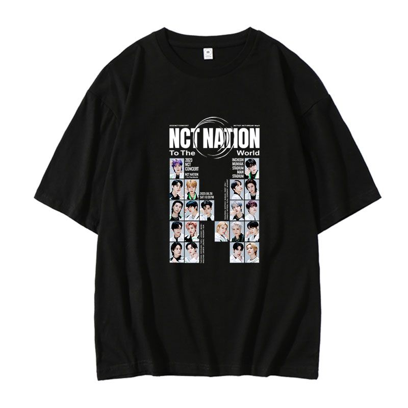 NCT NATION To The World CAMISETAS 100% ALGODÓN (varios colores)