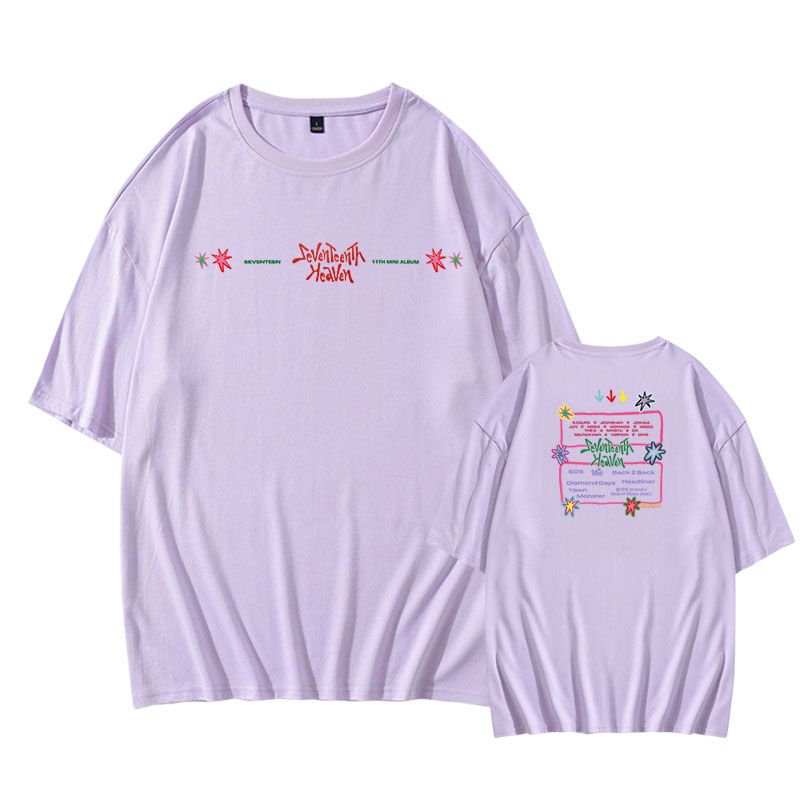 SEVENTEENTH HEAVEN T-SHIRT 100% COTTON (various colors)