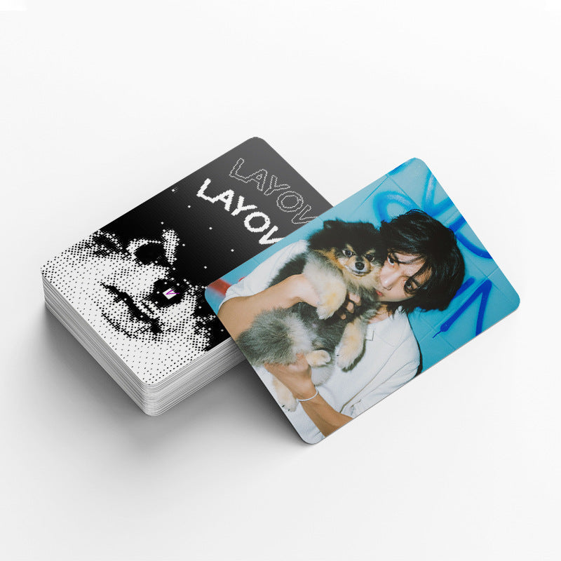 KIT 92 PCS (60 PHOTOCARDS + 32 STICKERS) V LAYOVER