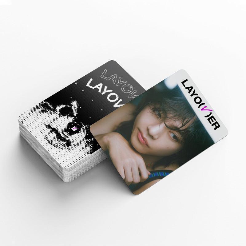 KIT 92 PCS (60 PHOTOCARDS + 32 STICKERS) V LAYOVER