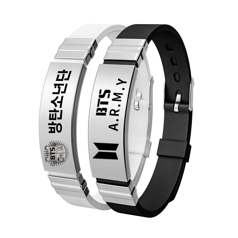 BTS STAINLESS STEEL BRACELETS (all members)