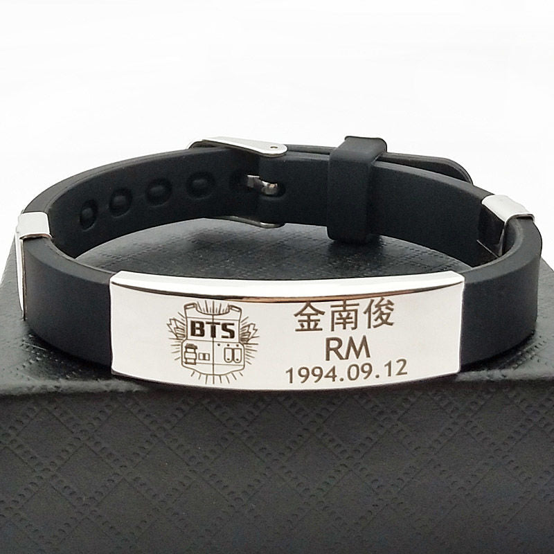 BTS STAINLESS STEEL BRACELETS (all members)