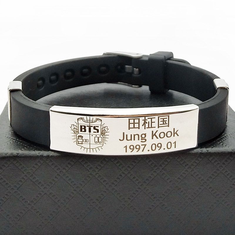 BTS STAINLESS STEEL BRACELETS (all members)