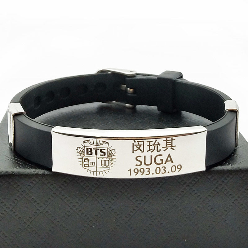 BTS STAINLESS STEEL BRACELETS (all members)