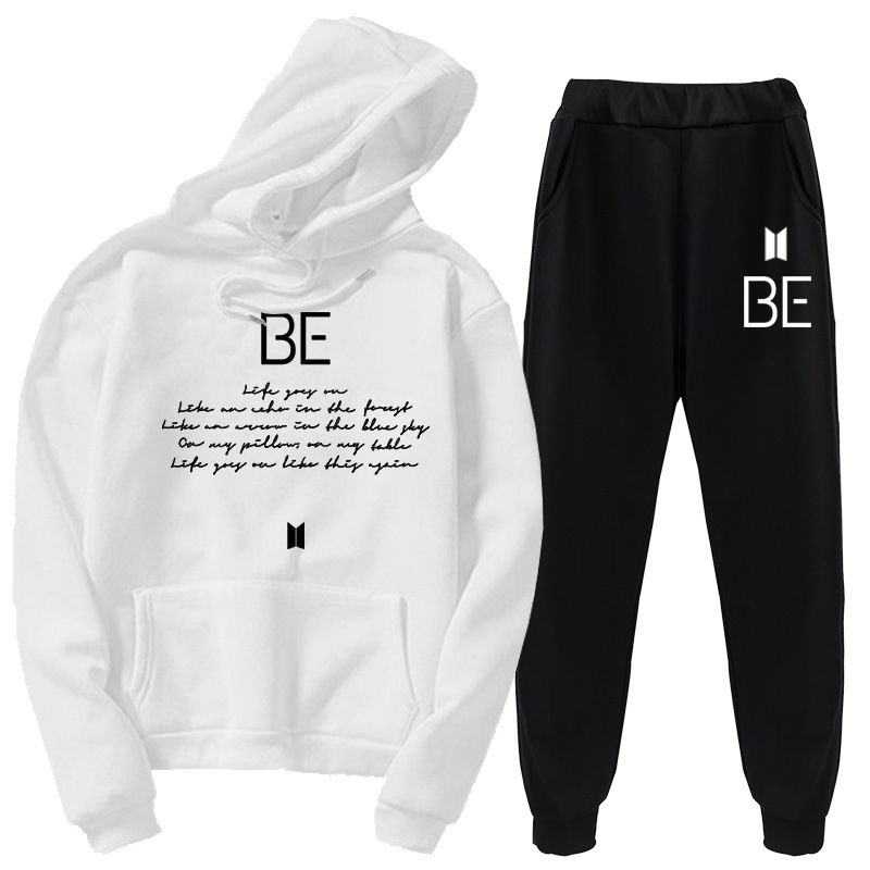 CONJUNTO DE SUDADERA Y PANTALÓN BTS BE