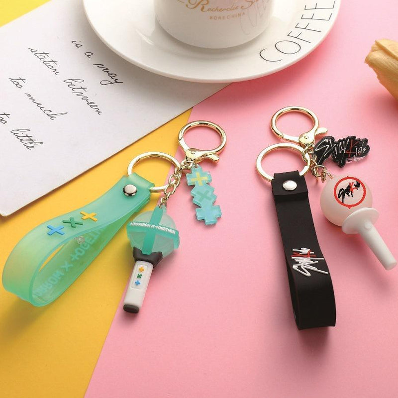 LIGHTSTICKS KEYRINGS VARIOUS KPOP GROUPS