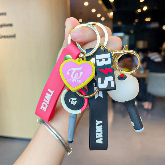 LIGHTSTICKS KEYRINGS VARIOUS KPOP GROUPS