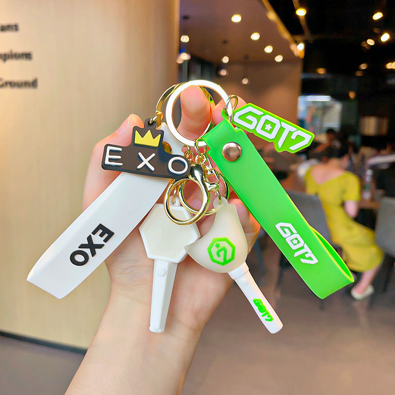 LIGHTSTICKS KEYRINGS VARIOUS KPOP GROUPS