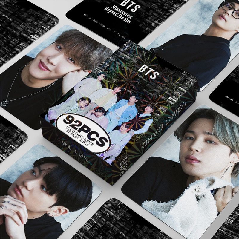 KIT 92 PÇS (60 FOTOCARDS + 32 ADESIVOS) BTS FESTA 2023