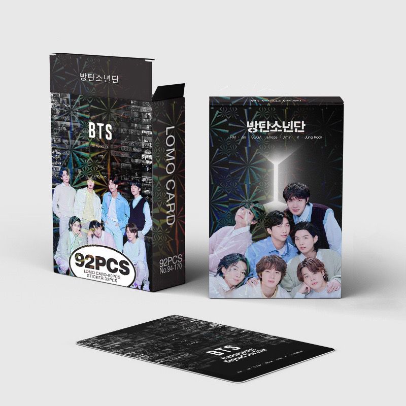 KIT 92 PÇS (60 FOTOCARDS + 32 ADESIVOS) BTS FESTA 2023