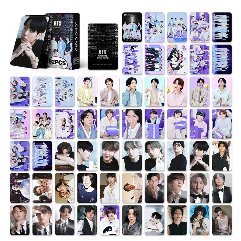 KIT 92 PÇS (60 FOTOCARDS + 32 ADESIVOS) BTS FESTA 2023