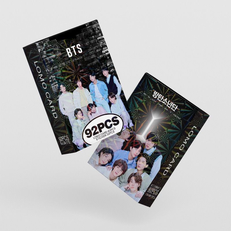 KIT 92 PÇS (60 FOTOCARDS + 32 ADESIVOS) BTS FESTA 2023