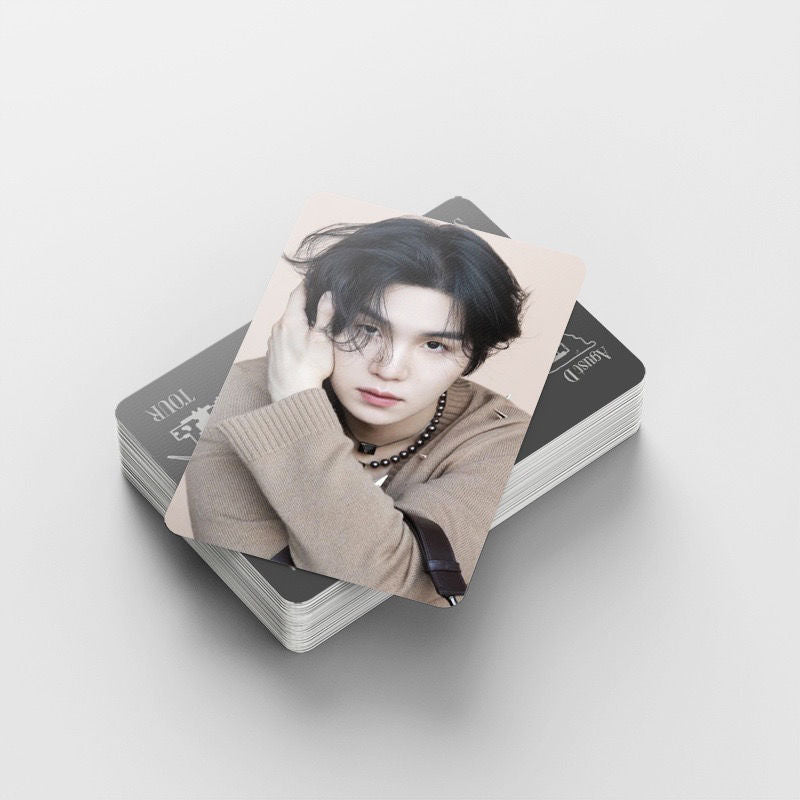 KIT 92 PÇS (60 FOTOCARDS + 32 ADESIVOS) SUGA: ROAD TO D'DAY