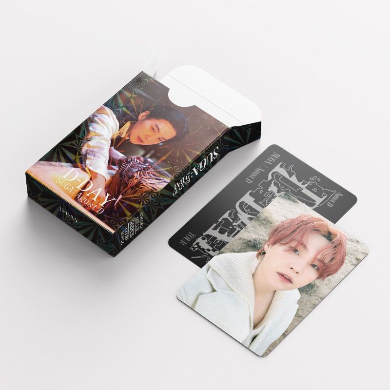 KIT 92 PCS (60 PHOTOCARDS + 32 STICKERS) SUGA: ROAD TO D'DAY