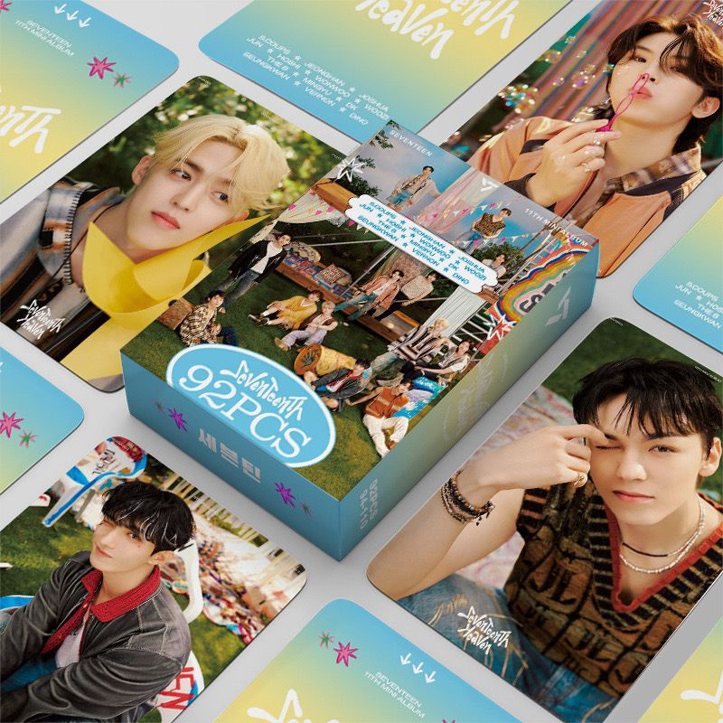 SEVENTEEN SeventeenTh KITS 92 TEILE (60 PHOTOCARDS + 32 AUFKLEBER)
