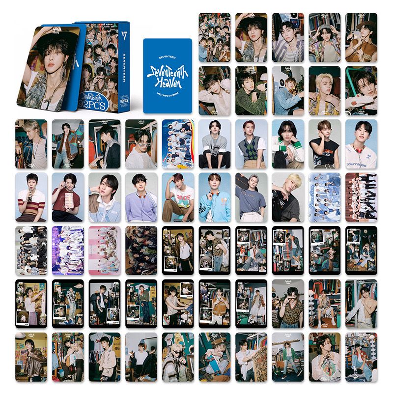 SEVENTEEN SeventeenTh KITS 92 PIECES (60 PHOTOCARDS + 32 ADHESIVES