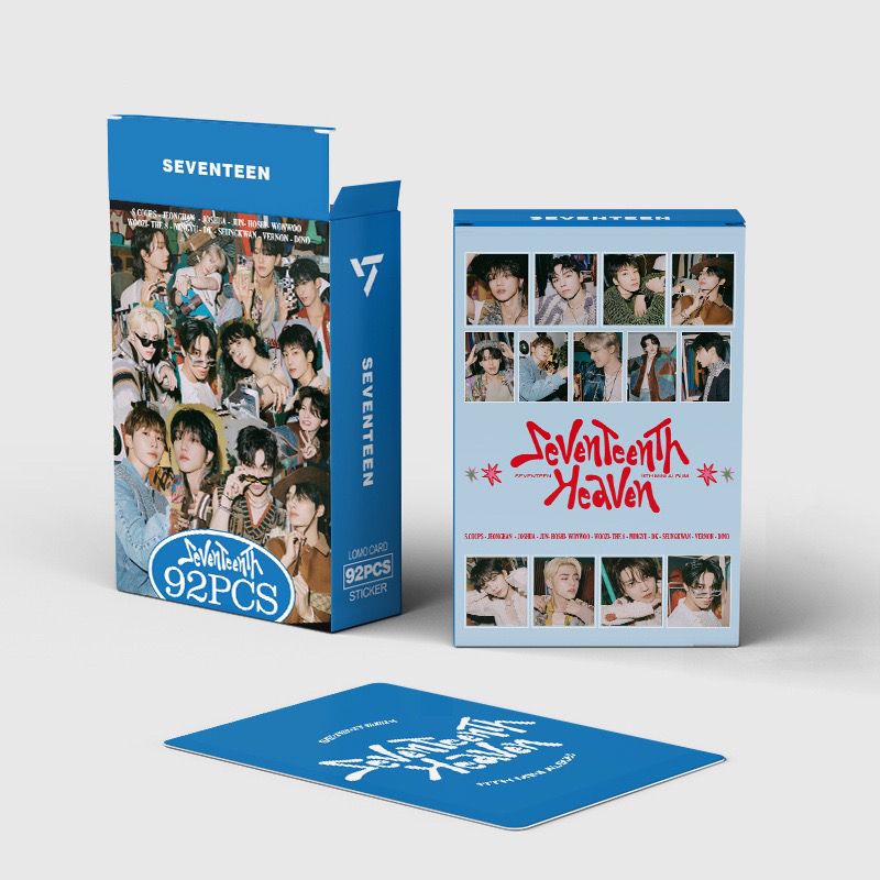 SEVENTEEN SeventeenTh KITS 92 PIECES (60 PHOTOCARDS + 32 ADHESIVES