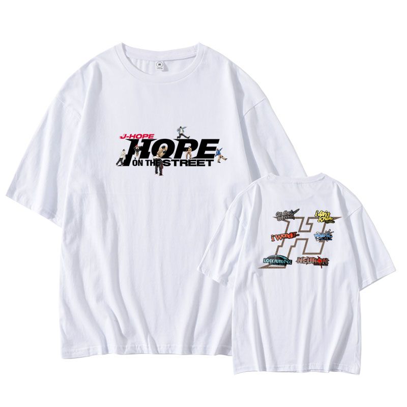 J HOPE HOPE ON THE STREET T-SHIRT 100% COTTON