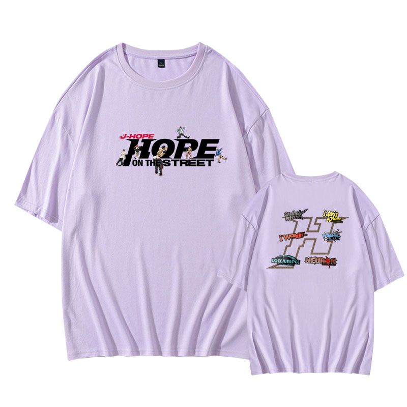 J HOPE HOPE ON THE STREET T-SHIRT 100% COTTON