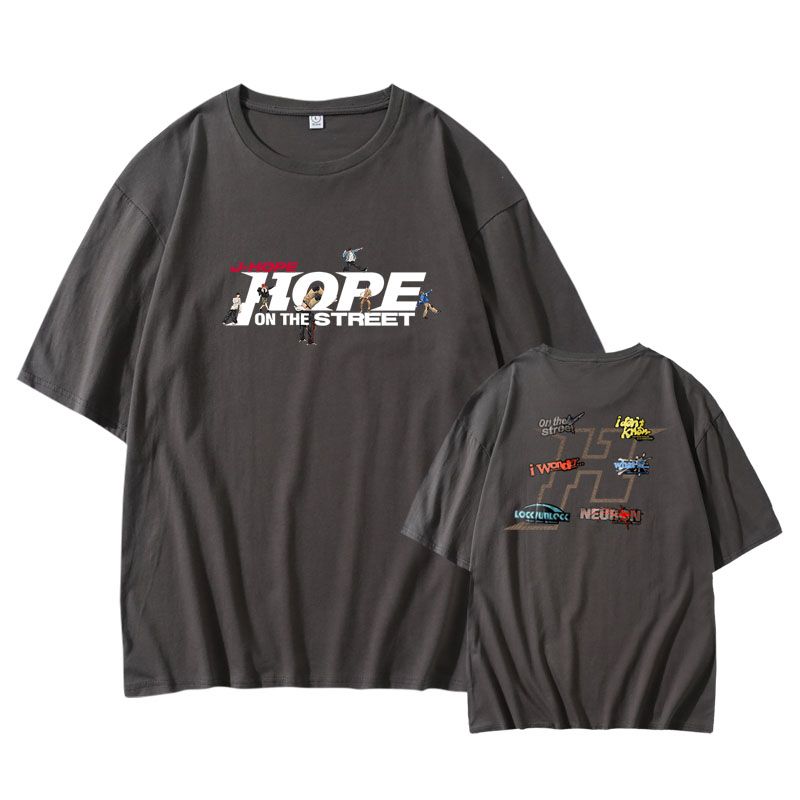 J HOPE HOPE ON THE STREET T-SHIRT 100% COTTON