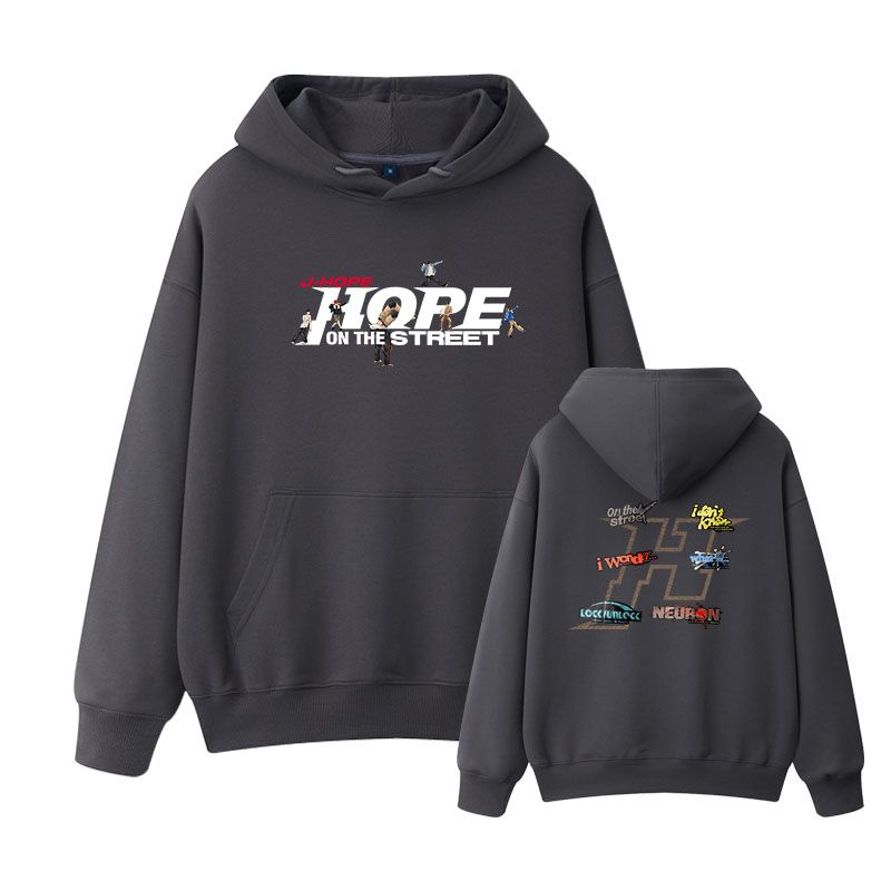 JHOPE ESPERANZA EN LA CALLE SUDADERA