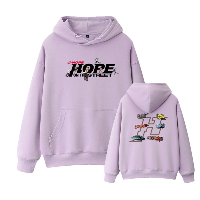 JHOPE ESPERANZA EN LA CALLE SUDADERA