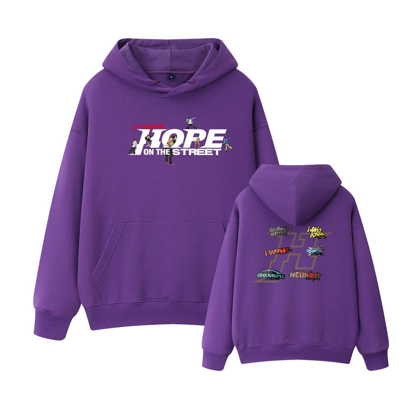 JHOPE ESPERANZA EN LA CALLE SUDADERA