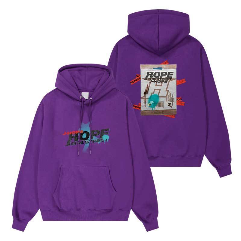 JHOPE HOODIE HOPE ON THE STREET (muchos colores)