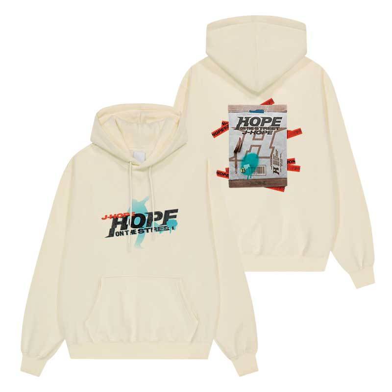 JHOPE HOODIE HOPE ON THE STREET (muchos colores)