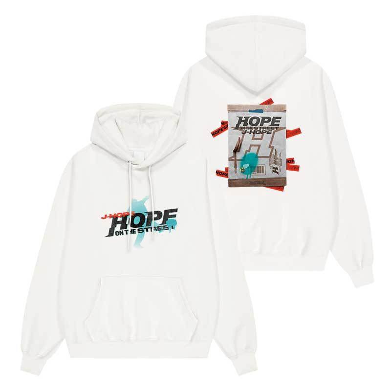 JHOPE HOODIE HOPE ON THE STREET (muchos colores)