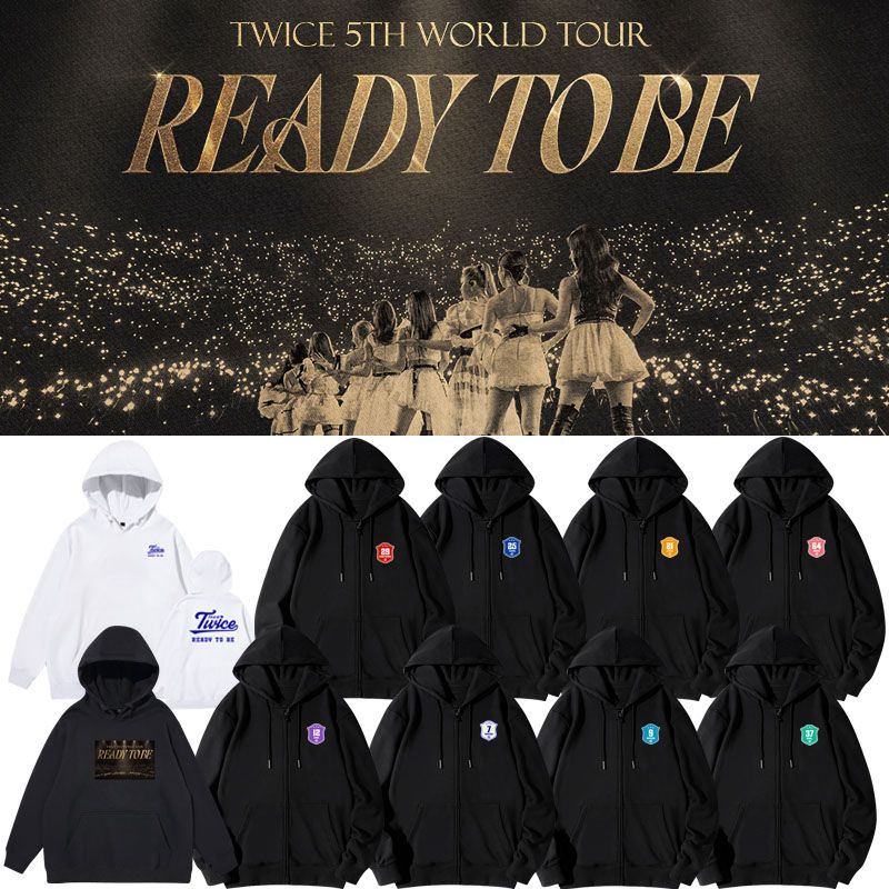 TWICE 5TH WORLD TOUR READY TO BE HOODIES