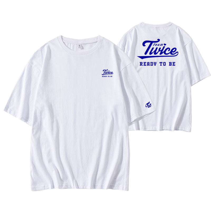 TWICE 5TH WORLD TOUR READY TO BE T-SHIRTS 100% COTTON