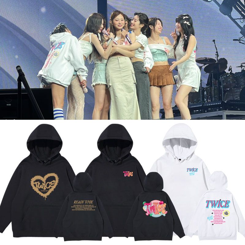 TWICE 5TH WORLD TOUR READY TO BE HOODIES