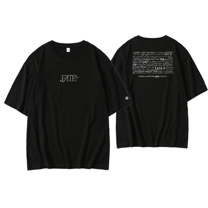 ENHYPEN WORD TOUR 2024 FATE PLUS T-SHIRT 100% COTTON