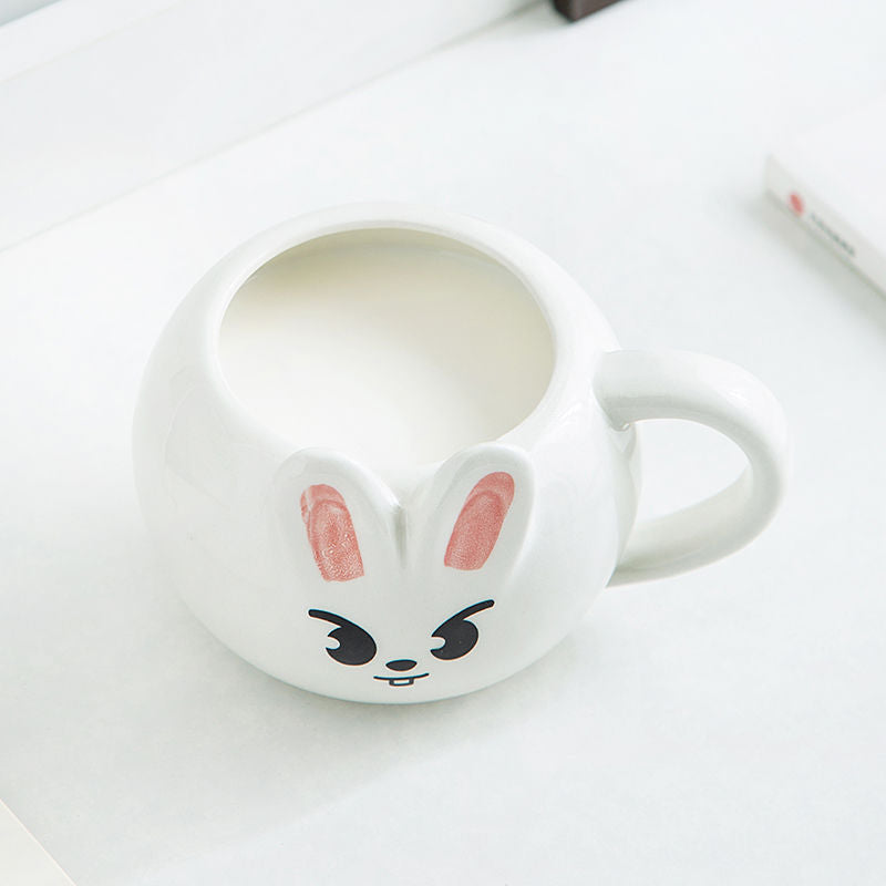 STRAY KIDS LEEBIT HAND PAINTED CERAMIC MUG