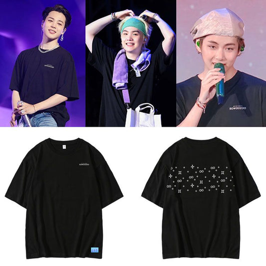 CAMISETA BTS SOWOOZOO 100% ALGODÓN