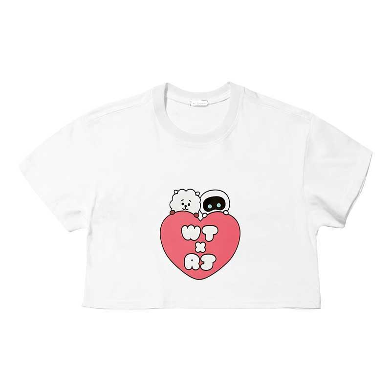 WTxRJ WELCOME HOME JIN 100% COTTON T-SHIRT/CROPPED TOP