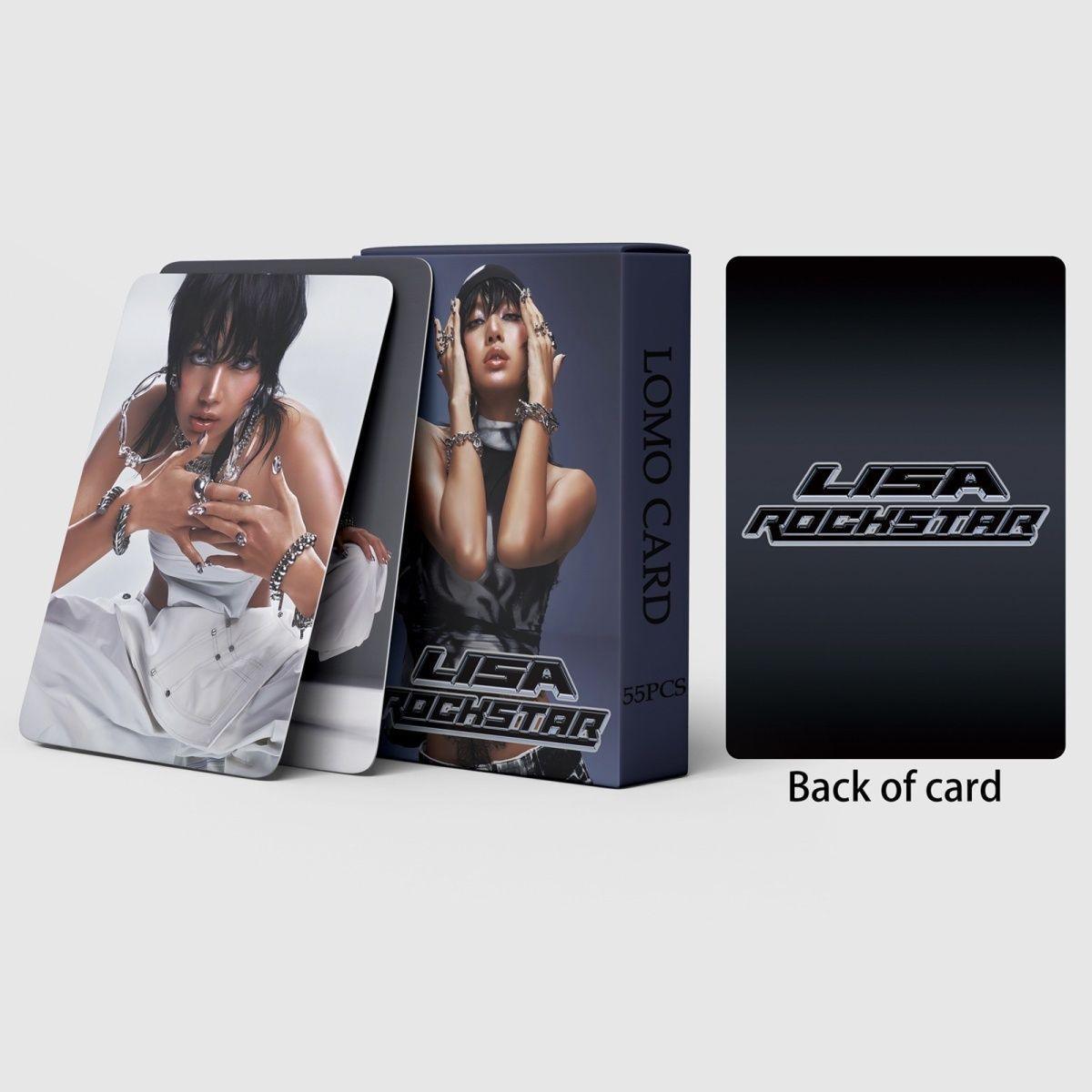 TARJETAS FOTOGRÁFICAS LISA ROCKSTAR 55 PIEZAS