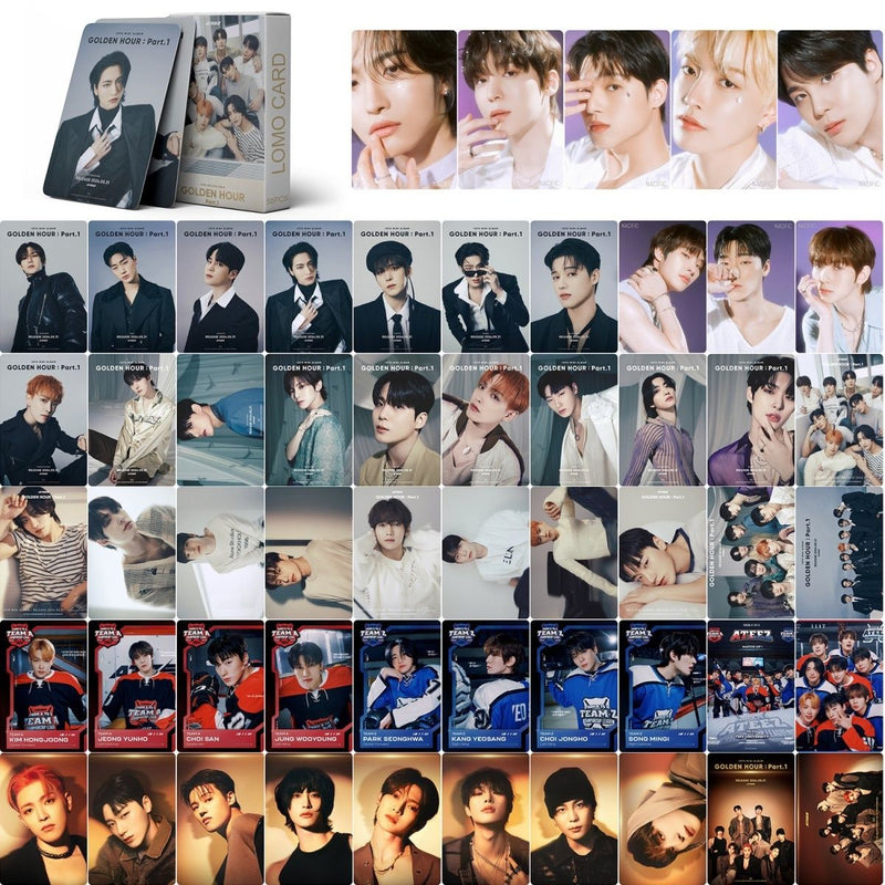 KIT WITH 55 PHOTOCARDS ATEEZ GOLDEN HOUR Part. 1