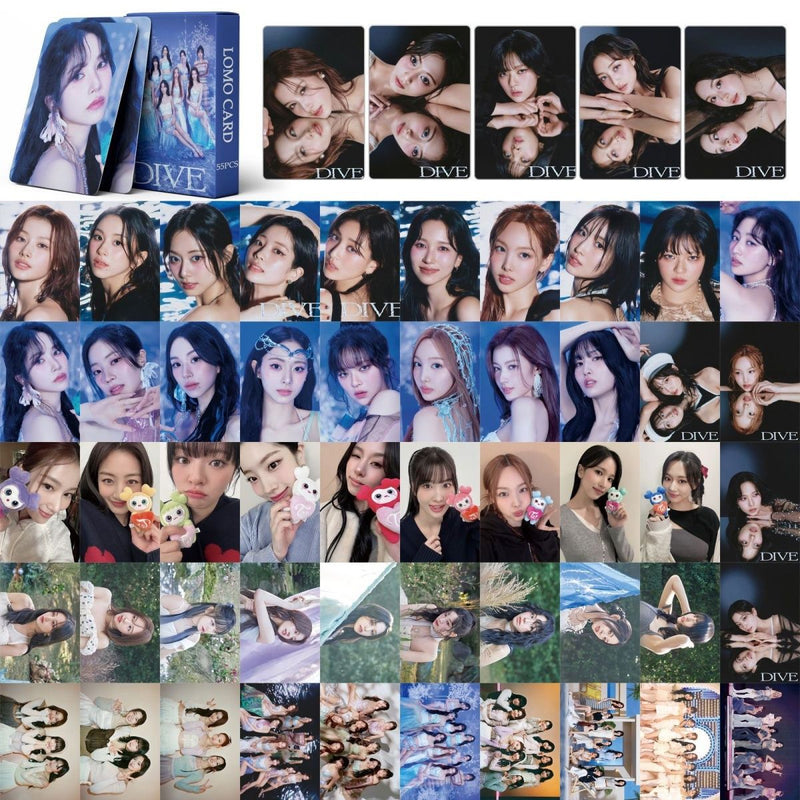 KIT WITH 55 TWICE DIVE PHOTOCARDS