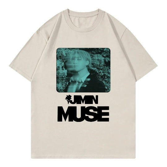 CAMISETAS JIMIN MUSE 100% ALGODÃO (várias cores)